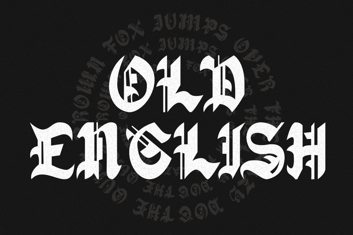 Black Guando - Old English Font, a Blackletter Font by QR Design Studio (Photo 2 of 6)
