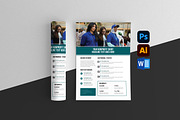 Nonprofit Organization Flyer, a Flyer Template by SmmrDesign (Thumbnail 1 of 4)