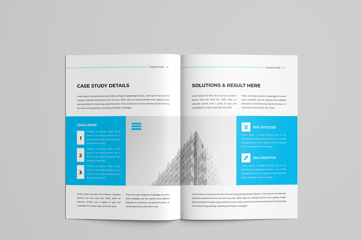 Company Profile Brochure Design, a Brochure Template by mijli (Photo 7 of 13)