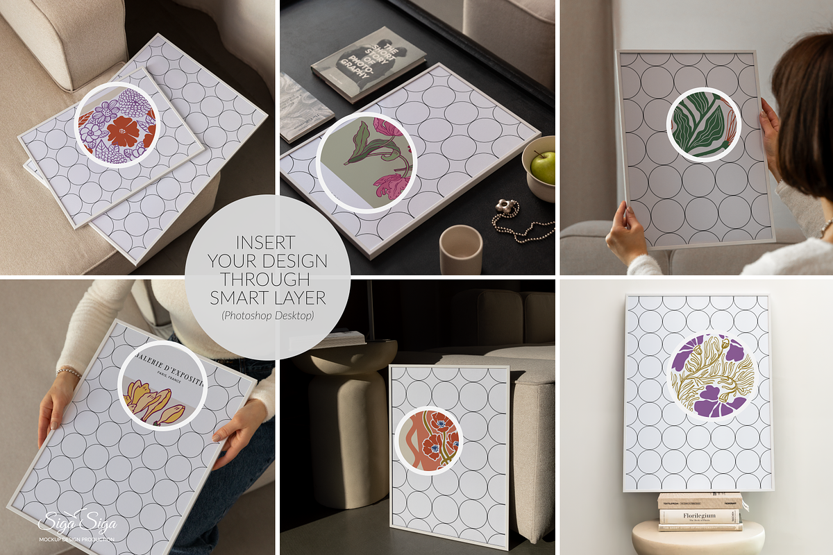 Poster Mockup SET 6PSD, 300 DPI, a Product Mockup by SigaSigaMockup (Photo 3 of 4)