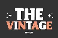 The Vintage - Retro Font Types