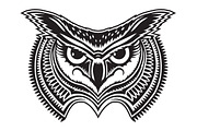 Owl, an Animal Illustration by Bakhtiozin art graphic (Thumbnail 3 of 4)