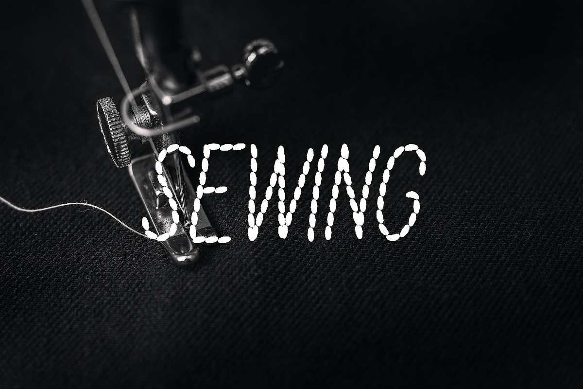 Stitched Love Font, a Font by vladocar (Photo 2 of 8)