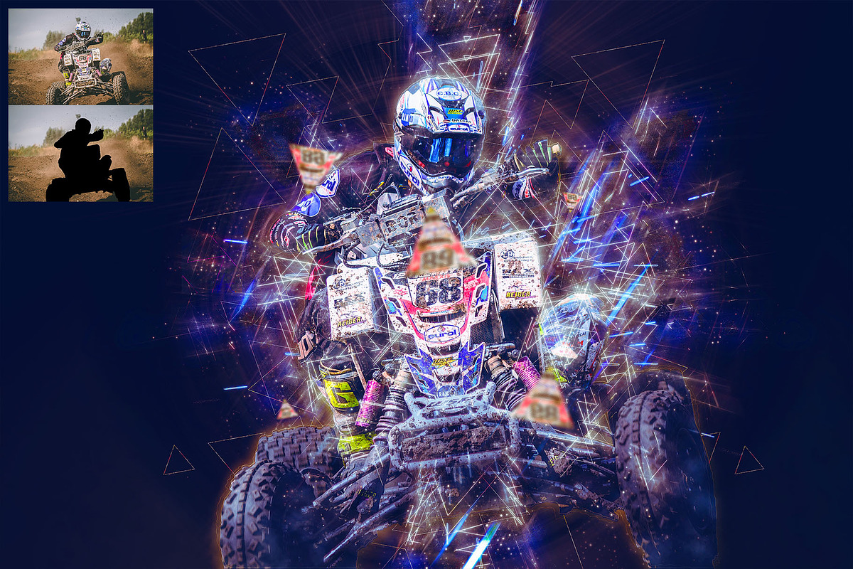 Tesseract Photoshop Action, an Action Add-On by AndriyFM (Photo 13 of 15)