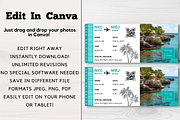 Editable Boarding Pass Template, a Card Template by YasdeyDesigns (Thumbnail 4 of 7)
