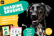 Shading Brushes For Procreate, a Brush Add-On by ArtwithFlo (Thumbnail 1 of 13)