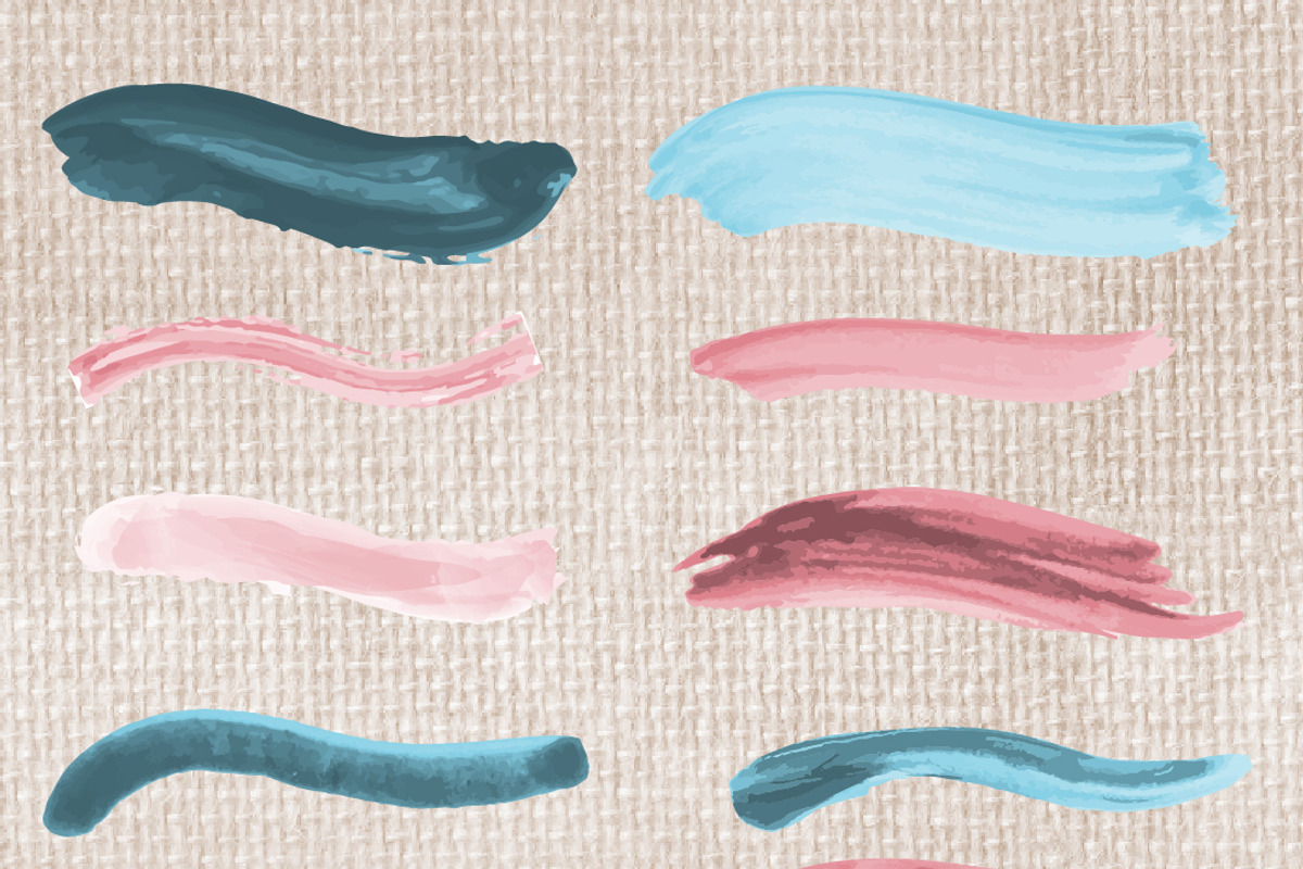 Illustrator Watercolor Brush Bundle, a Brush Add-On by Chipshpow Graphics (Photo 2 of 6)