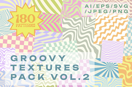 Y2K PATTERNS. GROOVY TEXTURES VOL.2