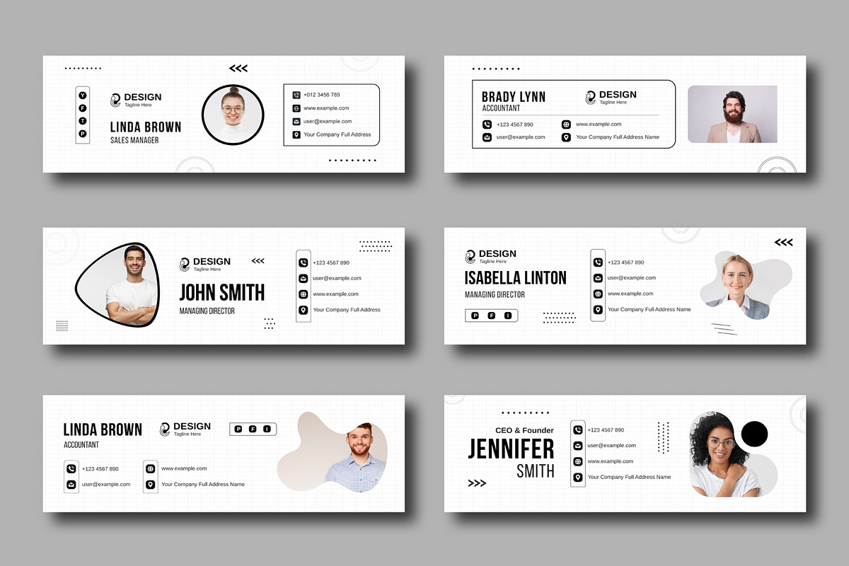 Email Signature Layout, an Email Template by ContestDesign (Photo 1 of 2)