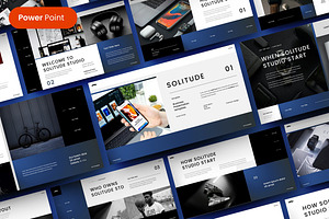Solitude  – Business PowerPoint, a Presentation Template by Dens Creative Studio