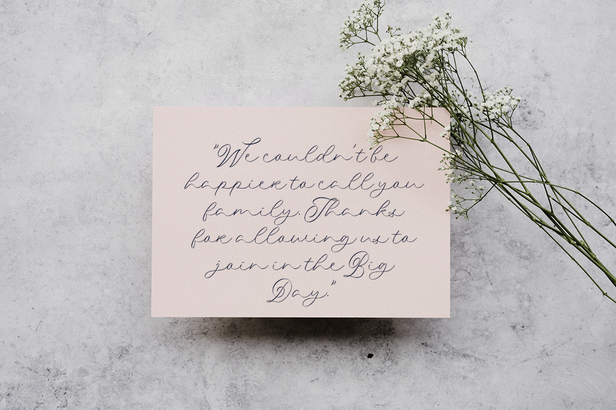 Wedding Couple, a Script Font by Colllab Studio (Photo 12 of 19)