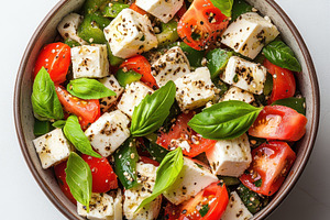 Delicious Feta Tomato and Pepper Sal, a Food & Drink Photo by Pixeness Studio