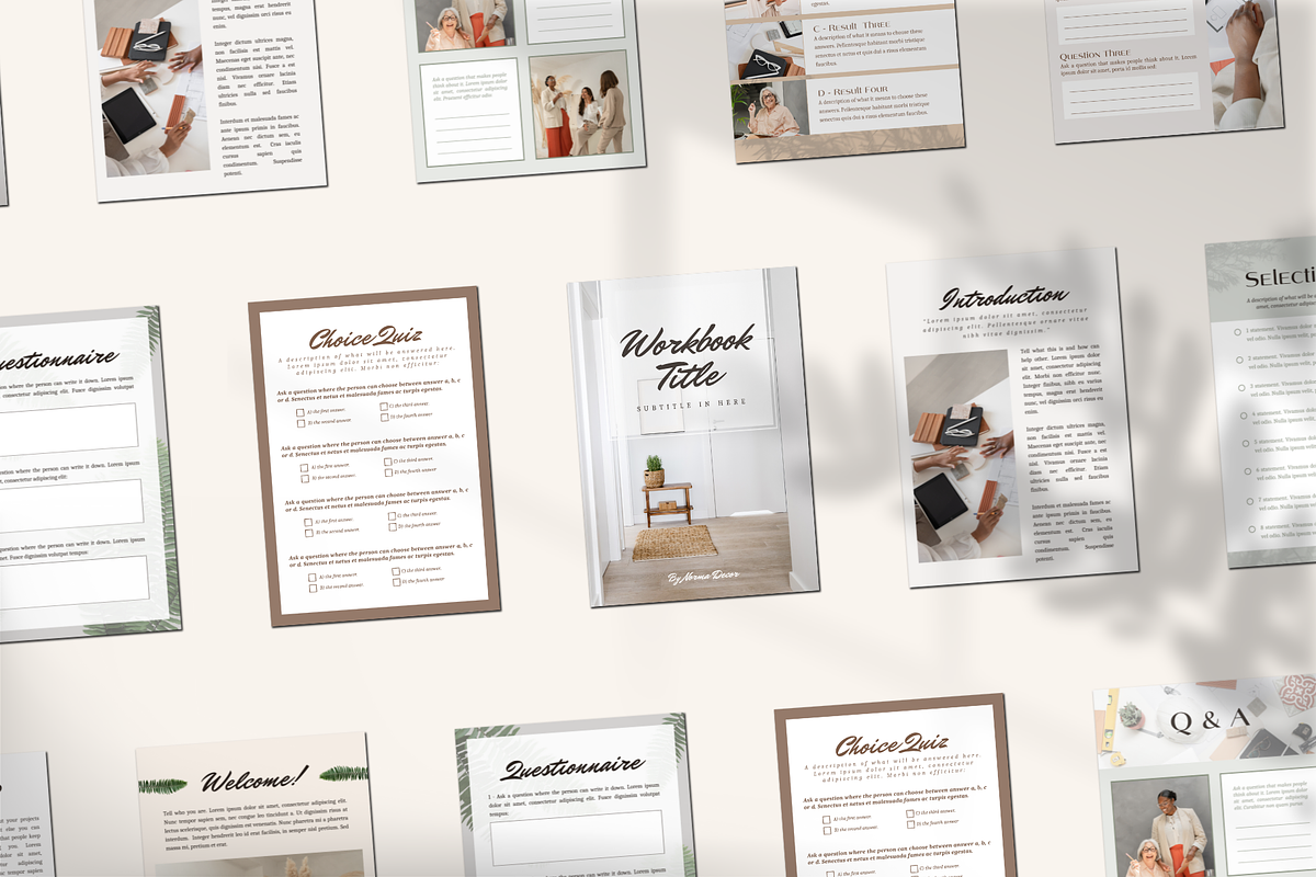 WORKBOOK CANVA TEMPLATE, a Print Template by The Little Lily Studio (Photo 4 of 4)