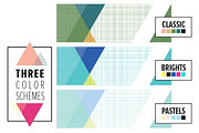 COLOR BLOCK Backgrounds, a Pattern Graphic by Anugraha Design (Thumbnail 5 of 7)