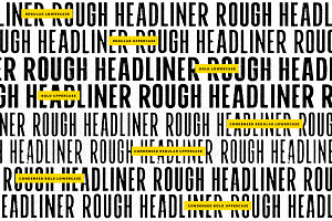 Headliner Rough Font Family