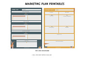 Printable Marketing Plan - Small Biz, a Stationery Template by Bella+Sophia Creative (Thumbnail 2 of 4)