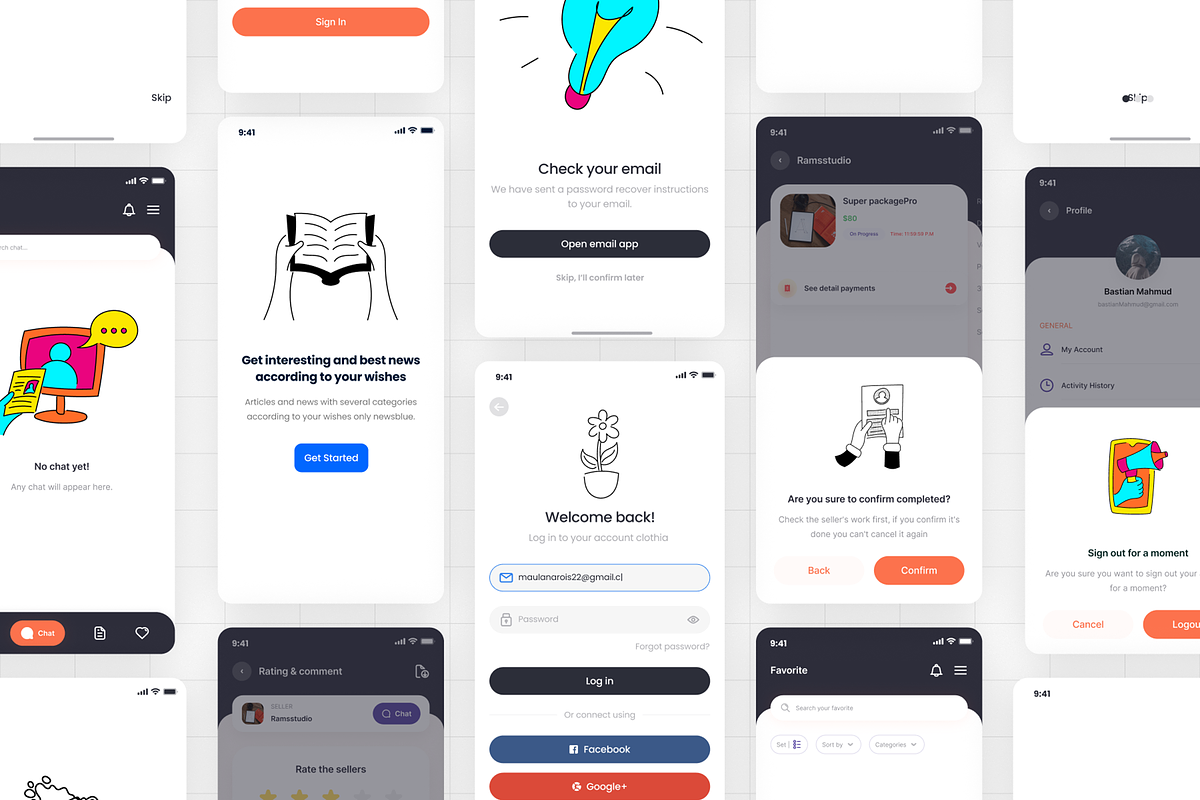 Illution - E-Commerce Illustration, an Illustration by Kawalan Studio (Photo 4 of 5)