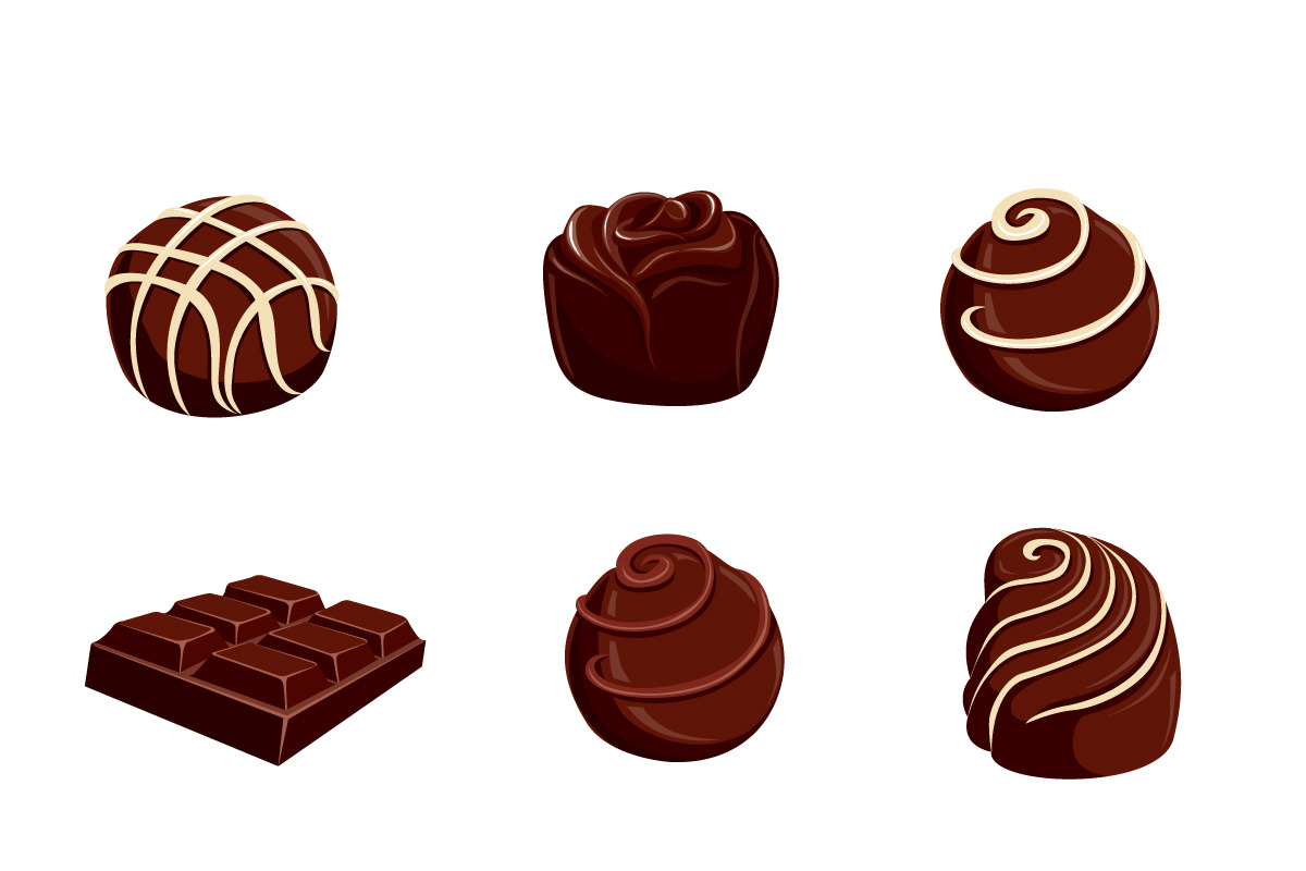 Variety of Chocolates Set