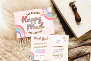 Retro Thank You Card Canva Template, a Card Template by Summit Avenue (Thumbnail 2 of 7)