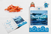 Seafood Menu, a Brochure Template by Boris Cupac (Thumbnail 1 of 7)