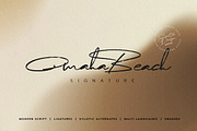 Omaha Beach | Script, a Script Font by Scratch Design (Thumbnail 16 of 16)