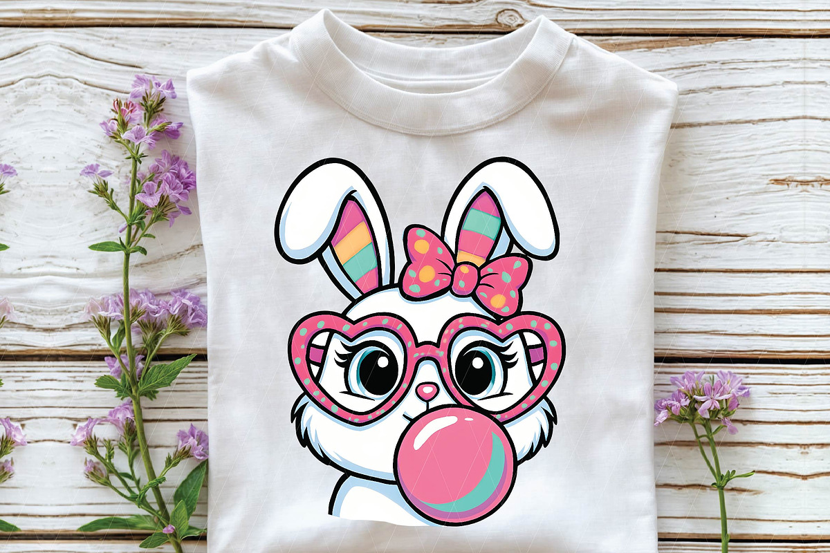 Easter Bunny Coquette PNG, Happy Eas, an Illustration by DreamPrint404 (Photo 2 of 7)