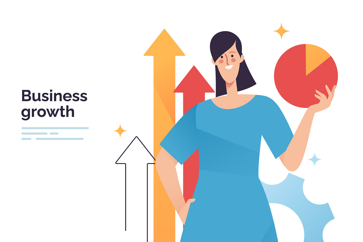 Vector illustration on a subject of, a Finance Illustration by rikkyal