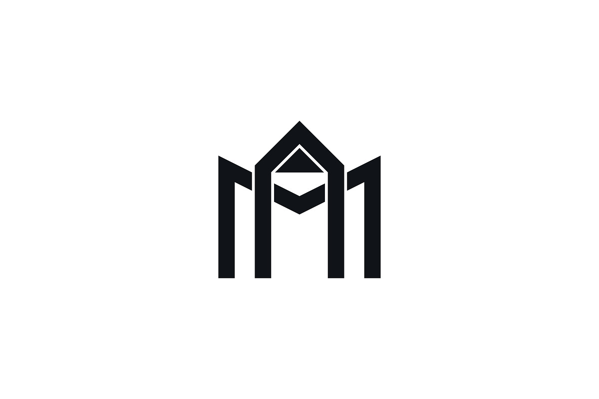 Letter MH Home Logo, a Branding & Logo Template by Abir Hossain Waffi (Photo 3 of 4)