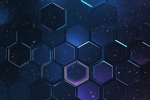 Futuristic abstract background featu, a Photo by Dvoevnore photos