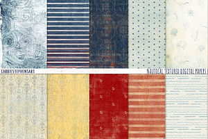Nautical Digital Paper, Textured