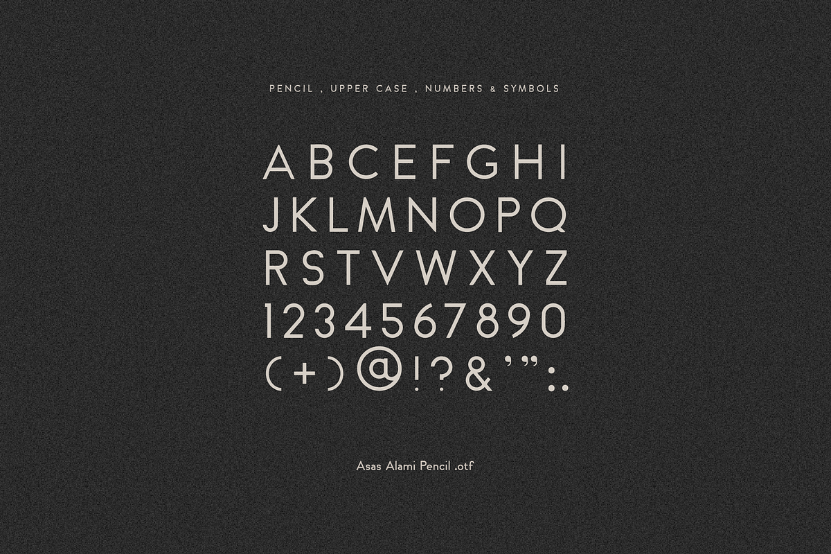 Asas Alami Sans Serif, a Sans Serif Font by Maybe This Color (Photo 7 of 7)