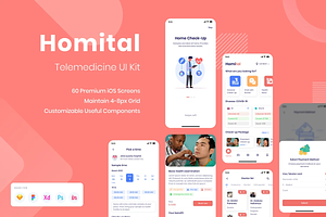 Homital - Telemedicine App Design UI