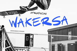 Wakersa — Street Handwritten Font