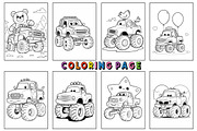 Kawaii Monster Truck Coloring Page, an Arts & Entertainment Photo by Wow Magic (Thumbnail 3 of 3)