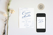 Winter Wedding Invitation Template, an Invitation Template by Cottontail Paper Shop (Thumbnail 3 of 7)