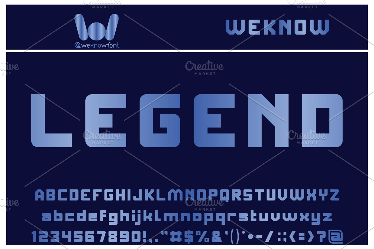 Elite Mind font, a Font by weknow (Photo 4 of 5)