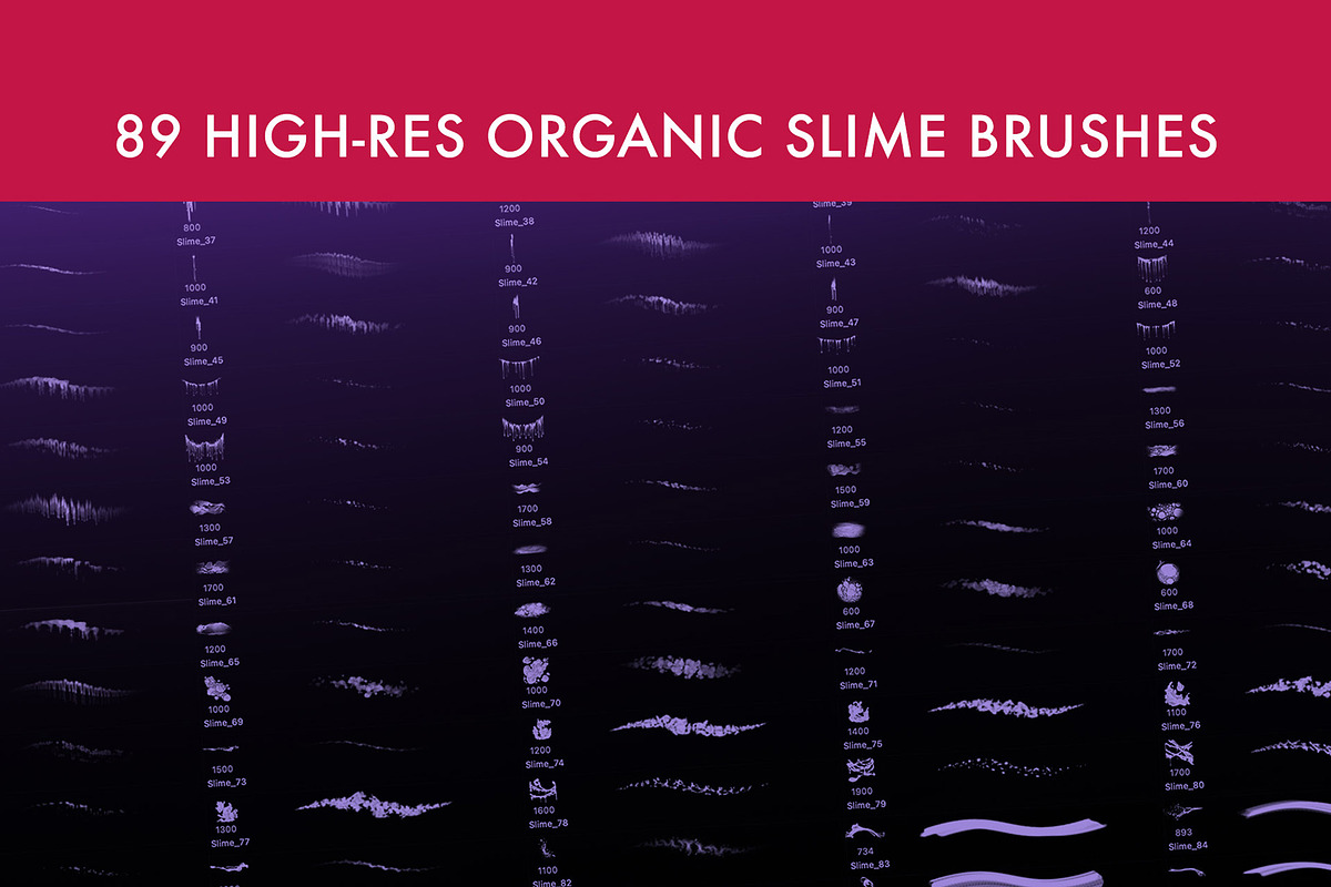 Slime 2 Brush Set, a Brush Add-On by Zsolt Kosa Art (Photo 5 of 6)