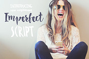 Imperfect Calligraphy Script, a Script Font by Vera Holera (Thumbnail 1 of 2)