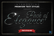 Elegance #1 - 15 Text Styles, a Layer Style Add-On by Jonas Stensgaard (Thumbnail 3 of 18)