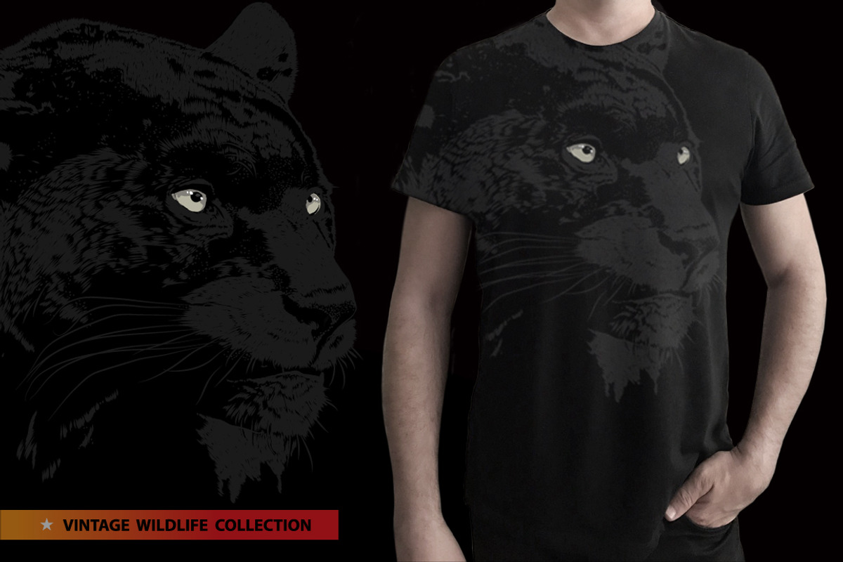 PANTHER - Vector illustration, an Animal Illustration by Artistic & Unique (Photo 7 of 9)