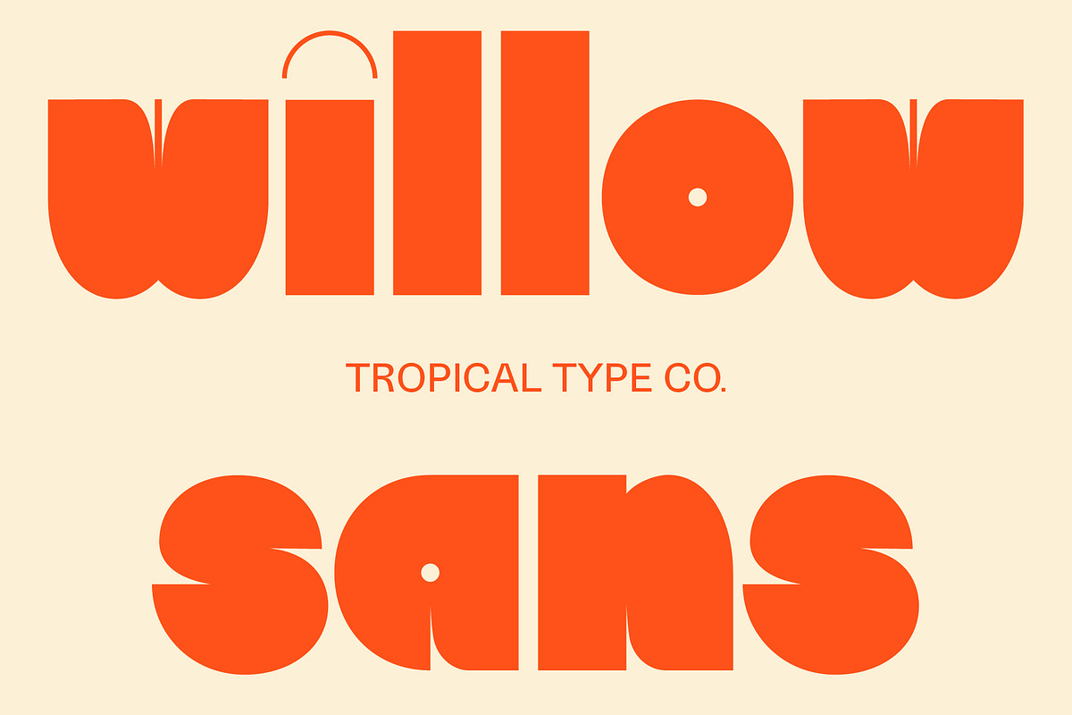 Willow Sans, a Sans Serif Font by Tropical Type (Photo 1 of 11)
