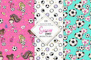 Soccer Seamless Digital Papers, a Pattern Graphic by Masha  Studio (Thumbnail 8 of 8)