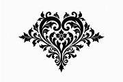 Floral Heart Silhouette Set, an Illustration by Gfx_Store (Thumbnail 12 of 21)