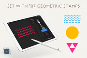The Procreate Geometric Box, a Brush Add-On by Just Bia (Thumbnail 2 of 10)