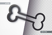 Stroke Black Editable Text Effect, a Layer Style Add-On by rwgusev (Thumbnail 3 of 7)