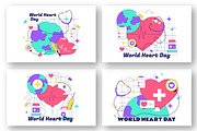 10 World Heart Day Illustration, a Healthcare Illustration by denayunebgt (Thumbnail 3 of 4)