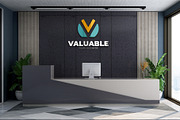 PSD Office Receptionist Wall Mockup, a Product Mockup by Ayy (Thumbnail 14 of 14)