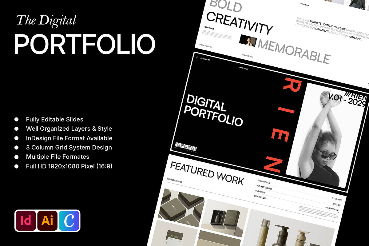 RIEN – PORTFOLIO DECK, a Presentation Template by Devators (Photo 2 of 7)