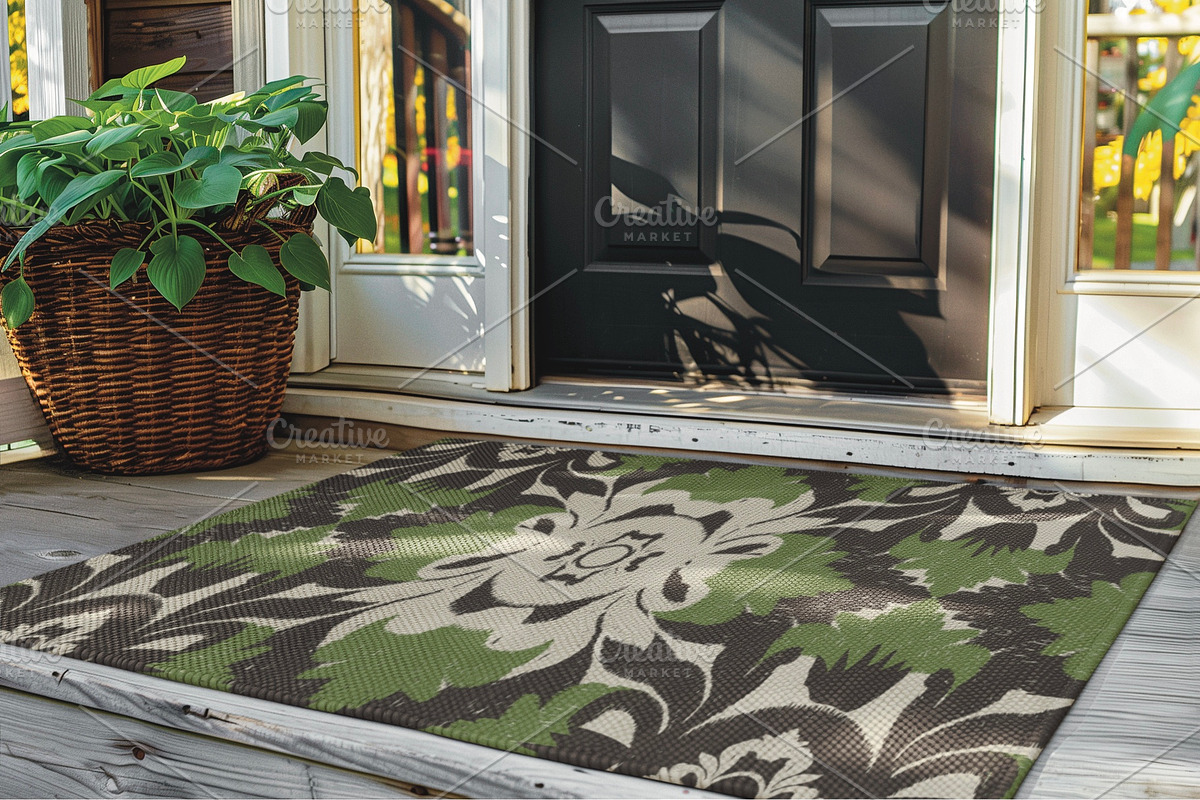 Abstract Floral Ikat Pattern, a Pattern Graphic by PPEthnicDecorPattern (Photo 3 of 5)