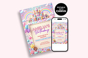 Candy Castle Birthday Invitation, an Invitation Template by M9 Design (Thumbnail 2 of 4)